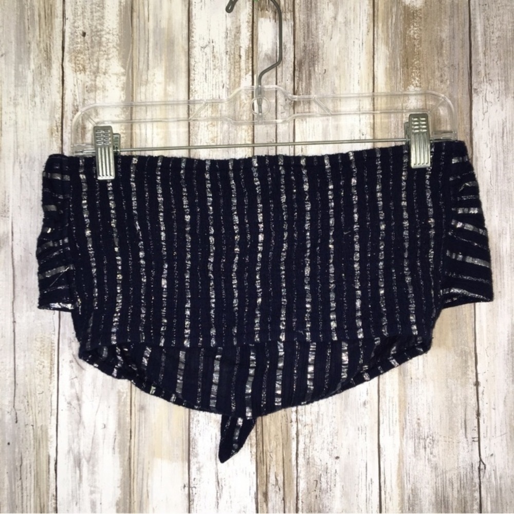 Aerie Blue & Silver Bandeu Top - Picture 5 of 5
